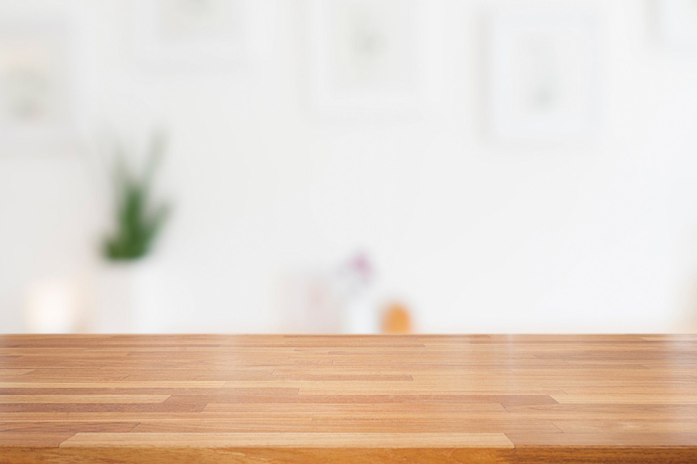 Empty wooden table top